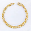 Pulso Cubano Monaco 10.35gr / 8 1/4 in / 7mm Oro Amarillo +4 18K ©