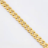 Pulso Cubano Monaco 10.35gr / 8 1/4 in / 7mm Oro Amarillo +4 18K ©