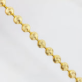 Cadena Militar Media Luna 30.95gr / 27 1/2 in / 5mm Oro Amarillo Nac.Esp. 18K ©
