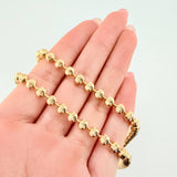Cadena Militar Media Luna 30.95gr / 27 1/2 in / 5mm Oro Amarillo Nac.Esp. 18K ©