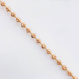 Cadena Militar Media Luna 10.65gr / 23 1/2 in / 3mm Oro Rosa Nac.Esp. 18K ©