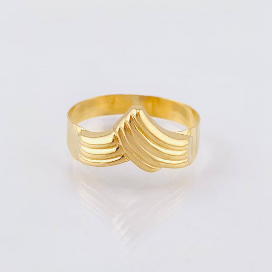 Ring Intertwined Curve 1.7gr / T8 3/4 / Yellow Gold 18K ©