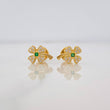 Clover Stud Earrings 1.1g / in / 6.6mm Yellow Gold 18K