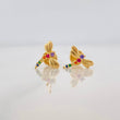 Dragonfly Stud Earrings 0.95g / in / 9.9mm Yellow Gold 18K