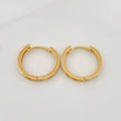 Candongas Carril 2.1g / 1/2 in Oro Amarillo 18K