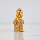 Dije Oso Articulado 4.75g / 1 1/4 in Oro Amarillo 18K