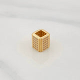 Charm Rectangular 1.7g / 1/4 in Yellow Gold 18K