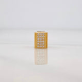 Charm Rectangular 1.7g / 1/4 in Yellow Gold 18K