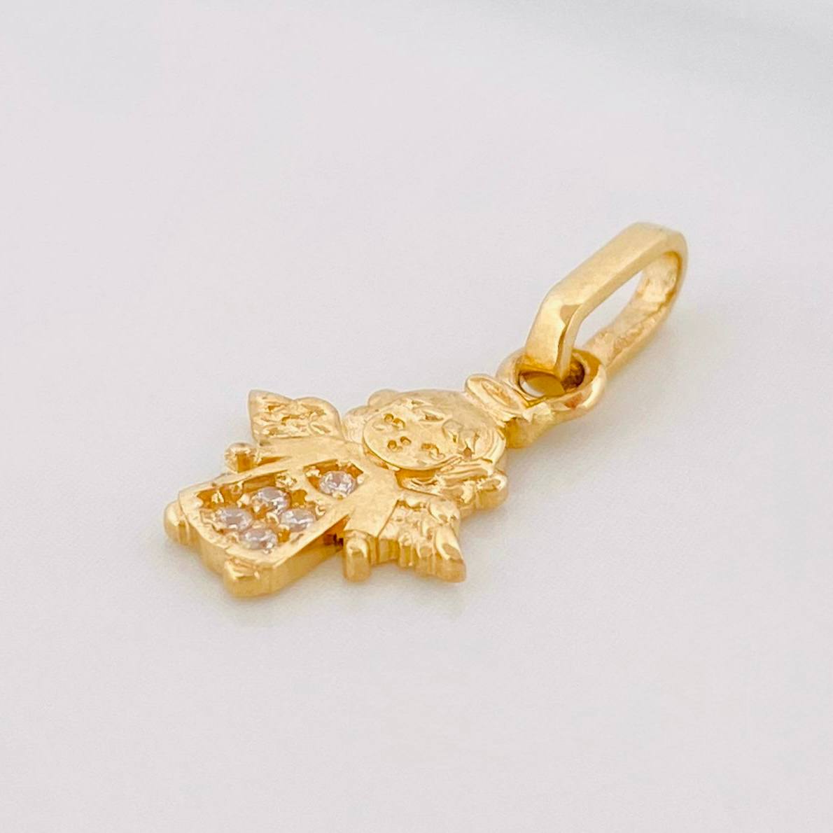 Dije Ángel 0.75g / 3/4 in Oro Amarillo 18K