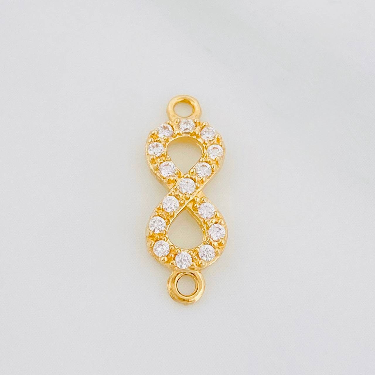 Charm Infinity 0.85g / 3/4 in Yellow Gold 18K