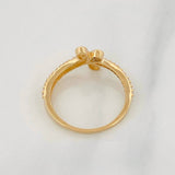 Anillo Flor Churumbela 2.3g / T6 3/4 Oro Amarillo 18K