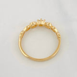 Anillo Solitario Infinito 1.65g / T7 Oro Amarillo 18K