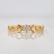 Anillo Solitario Infinito 1.65g / T7 Oro Amarillo 18K