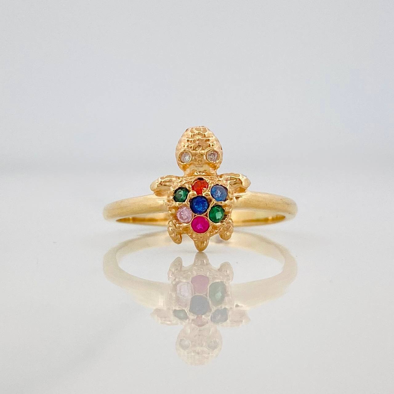 Anillo Tortuga 2.75g / T6 Oro Amarillo 18K