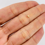Plain Bead 3mm Yellow Gold 18K