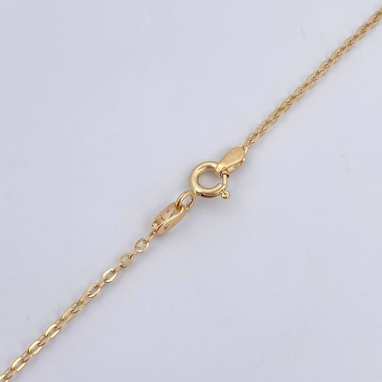 Cadena Aro Seguido Trebol 3gr / 45cm / Oro 18K $