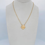 Cadena Aro Seguido Trebol 3gr / 45cm / Oro 18K $