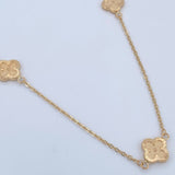 Classic Link Chain Clover 4.95gr / 18.7in / 18K Gold $