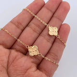 Classic Link Chain Clover 4.95gr / 18.7in / 18K Gold $