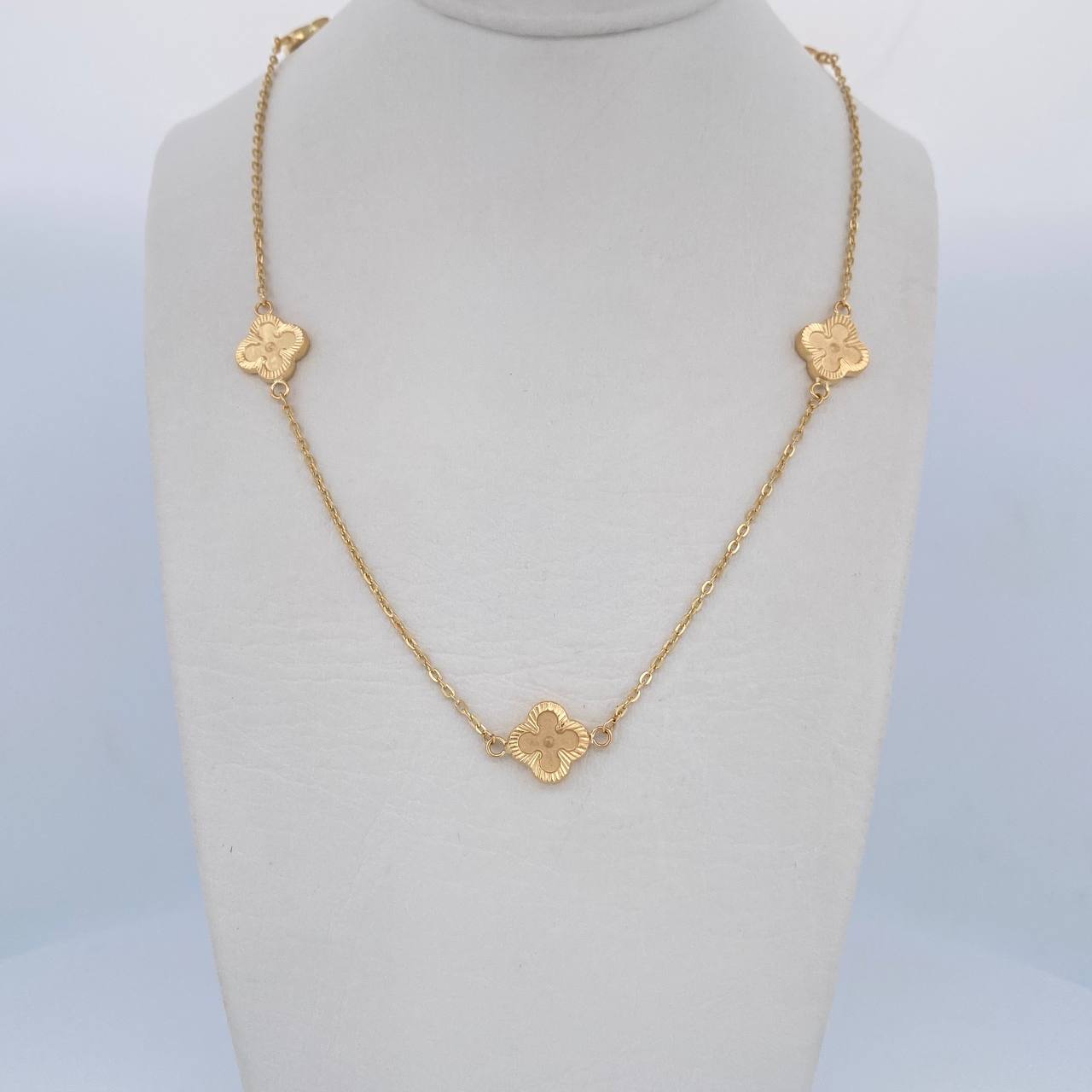 Classic Link Chain Clover 4.95gr / 18.7in / 18K Gold $