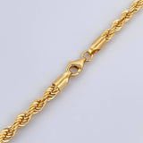 Cadena Lazo 9.35gr / 65cm / +3 Oro 18K $