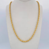 Cadena Lazo 9.35gr / 65cm / +3 Oro 18K $