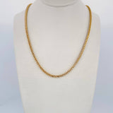 Cadena Franco 8.65gr / 59.6cm / +3 Oro 18K $