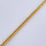 Franco Bracelet 3.6gr / 7.9in / +3 18K Gold $