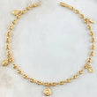 GC Anklet Pendants 5.1gr / 9.8in / 18K Gold