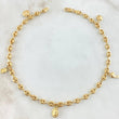 GC Anklet Pendants 5.1gr / 9.8in / 18K Gold