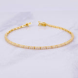 Tennis Bracelet 4.2g / 7 in / 1.8mm Yellow Gold 18K
