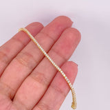 Tennis Bracelet 4.2g / 7 in / 1.8mm Yellow Gold 18K