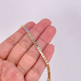 Tennis Bracelet 7.65g / 7 in / 2.85mm Yellow Gold 18K