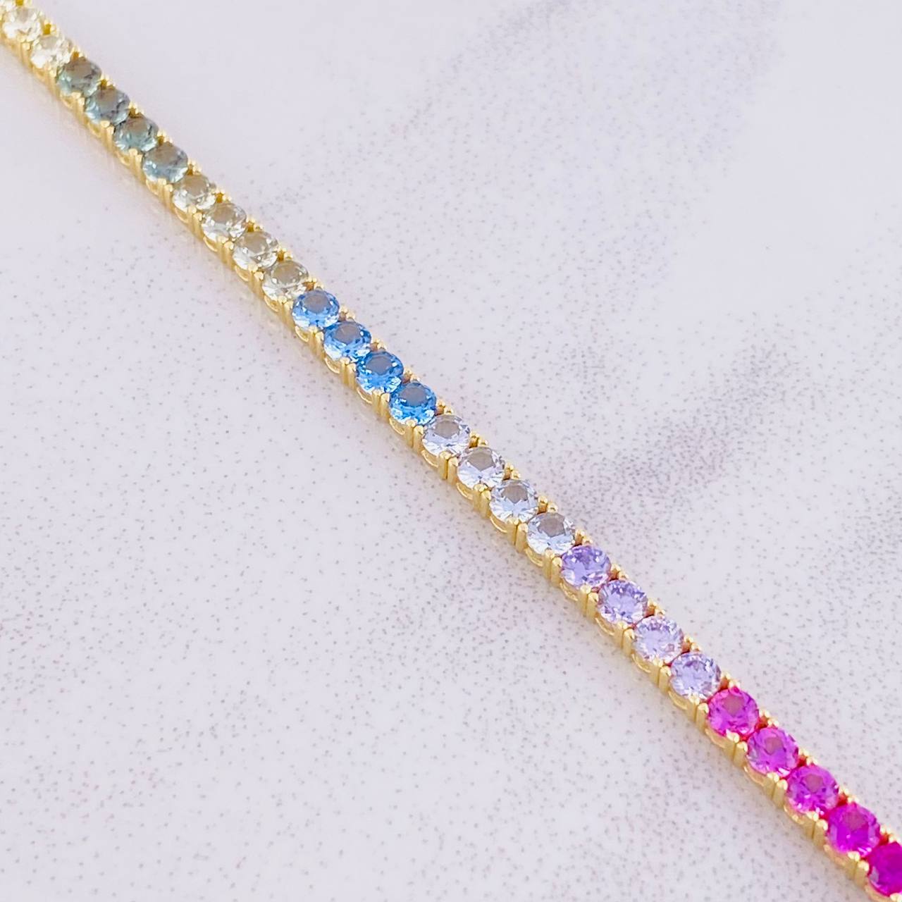 Tennis Bracelet 7.6g / 7 in / 2.85mm Yellow Gold 18K
