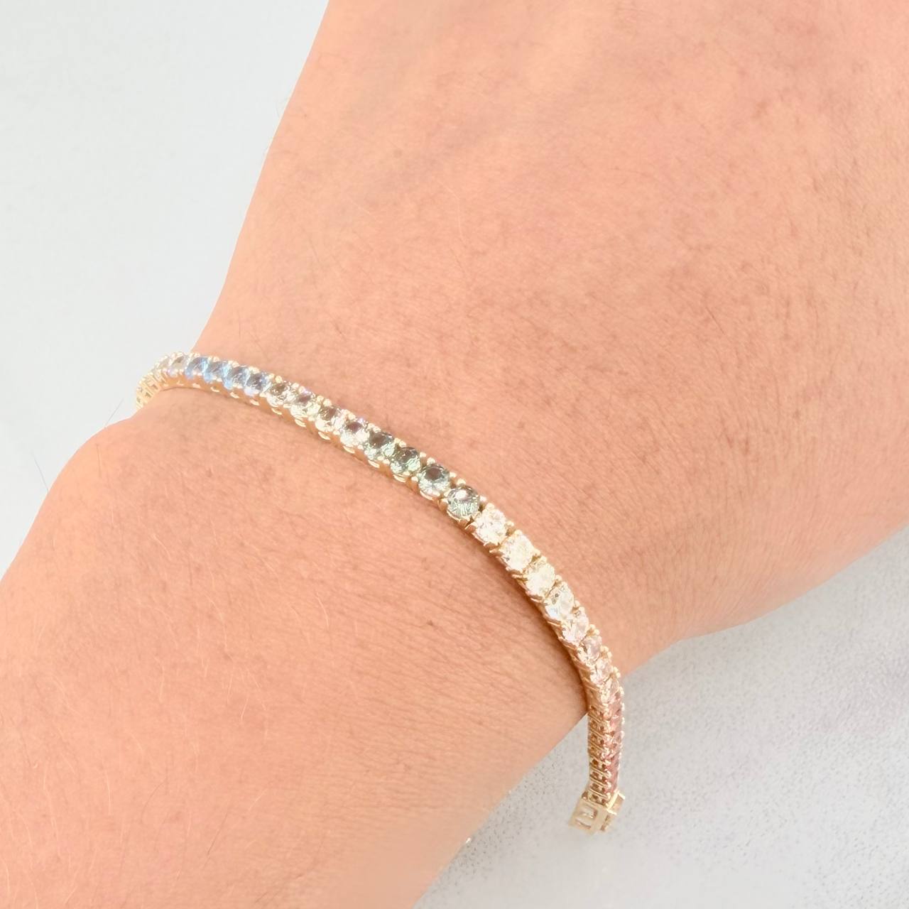 Tennis Bracelet 7.6g / 7 in / 2.85mm Yellow Gold 18K