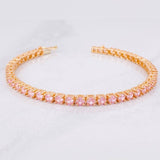 Tennis Bracelet 11g / 6 1/2 in / 3.3mm Rose Gold 18K