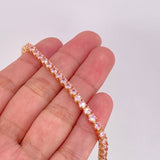 Tennis Bracelet 11g / 6 1/2 in / 3.3mm Rose Gold 18K