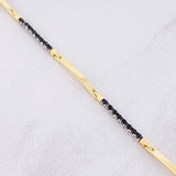 Tennis Bracelet Linear 5.9g / 8 in / 1.95mm Two-Tone Yellow White Gold 18K