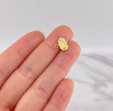 Herraje Virgen de Guadalupe 0.25g / 1/2 in Oro Amarillo 18K
