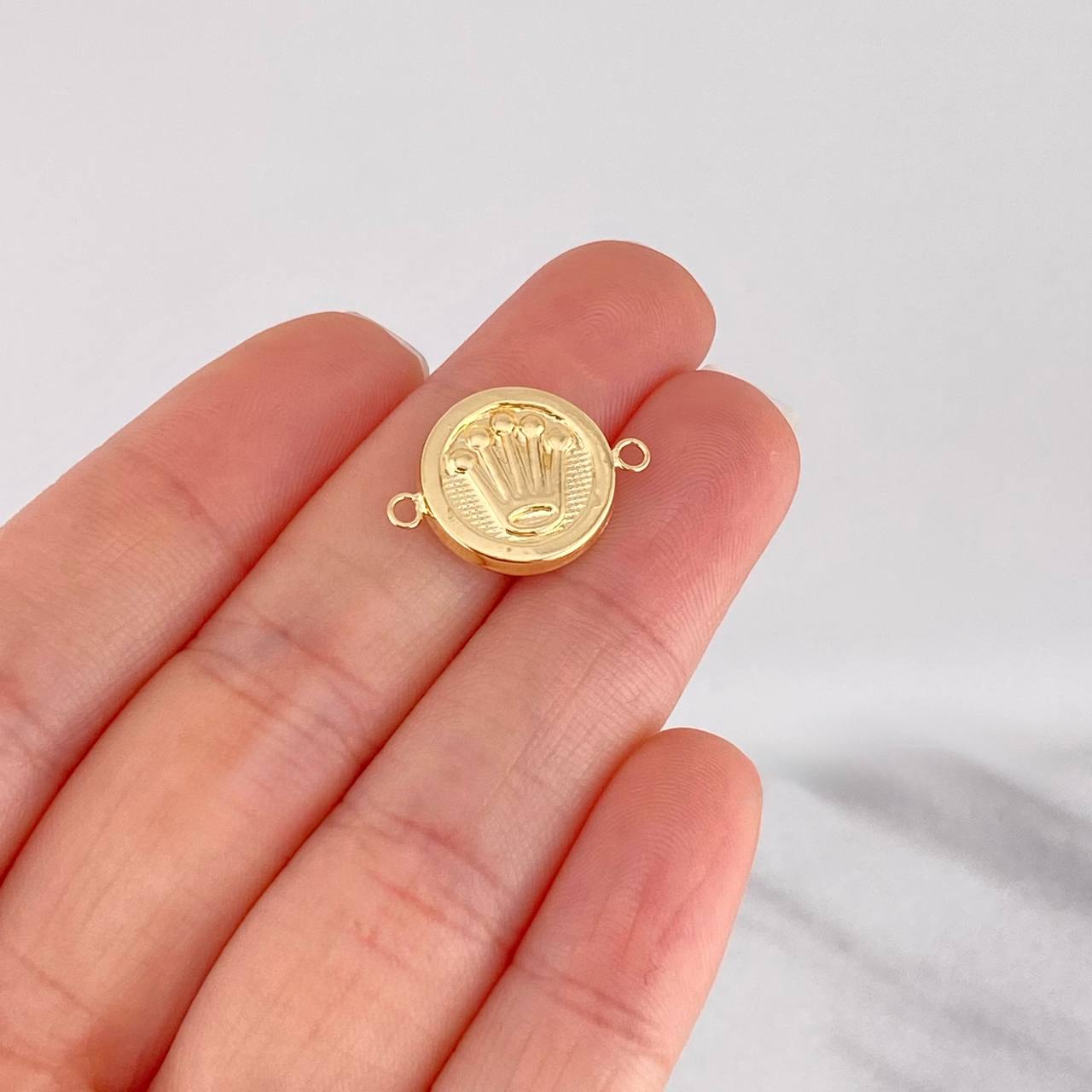 Herraje Corona 0.8g / 1/2 in Oro Amarillo 18K