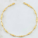 Pulso Oval Ojiva 3.4gr / 8 1/2 in / Oro Amarillo 18K *
