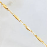 Pulso Oval Ojiva 3.4gr / 8 1/2 in / Oro Amarillo 18K *