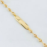 Pulso Bebé GC Placa 2.25gr / 6 in / Oro Amarillo 18K ©