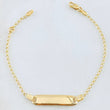 Pulso Bebé Espiga 1.65gr / 6 in / Oro Amarillo 18K