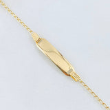 Pulso Bebé Espiga 1.65gr / 6 in / Oro Amarillo 18K