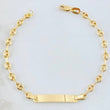 Pulso Bebé GC Placa 1.85gr / 6 in / Oro Amarillo 18K ©
