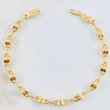 Pulso Rústico 5.15gr / 8 1/2 in / Oro Amarillo 18K