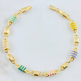 Pulso Rústico 4.9gr / 7 1/2 in / Oro Amarillo 18K