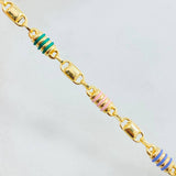 Pulso Rústico 4.9gr / 7 1/2 in / Oro Amarillo 18K