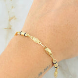 Pulso Rústico 4.2gr / 8 1/2 in / Oro Amarillo 18K